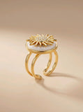 Bague antistress soleil
