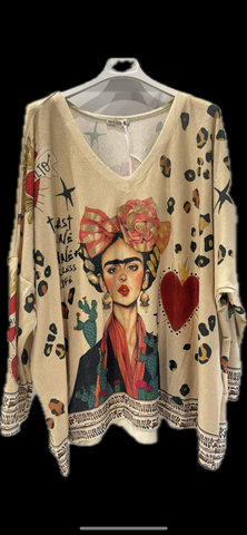 Haut Frida cœur