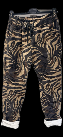 Pantalon zébré