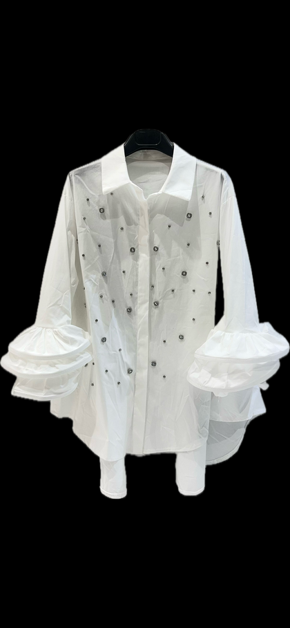 Chemisier flamenco bijoux