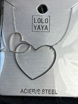 Collier double cœurs