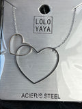 Collier double cœurs