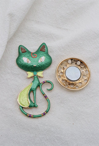 Broche chat