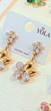 Boucles d’oreilles camélia