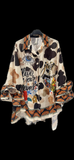 Chemisier flamenco Frida perroquet