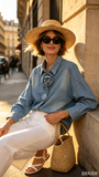 Chemisier jeans Rosalie