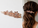 Pince croco fleurs