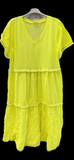 Robe décontractée fluo