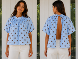 Blouse pois