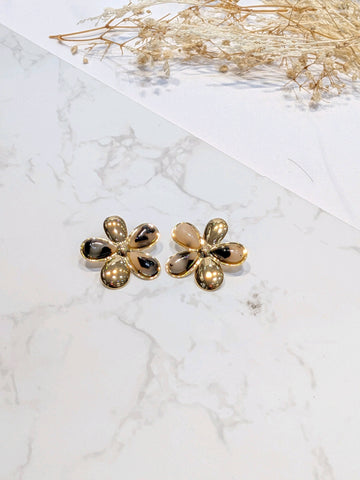 Boucles d’oreilles fleur Léo