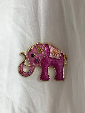 Broche éléphant