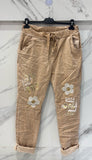 Pantalon fleurs