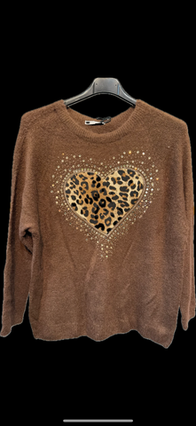Pull cœur Léo