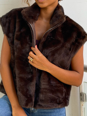 Gilet doudou sans manches