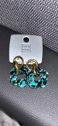 Boucle d’oreille turquoise