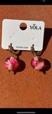 Boucles d’oreilles Créoles Bulles Fleuries