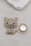 Broche aimant chat
