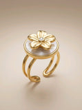 Bague antistress fleur 2