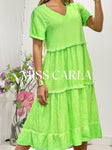 Robe décontractée fluo
