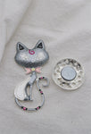 Broche chat