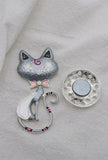 Broche chat