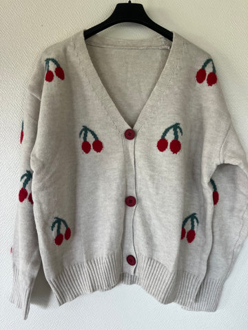 Gilet cerises