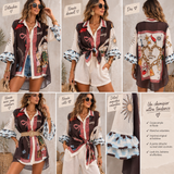 Chemisier flamenco cerises